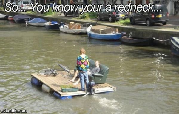 Redneck Pontoon Boat